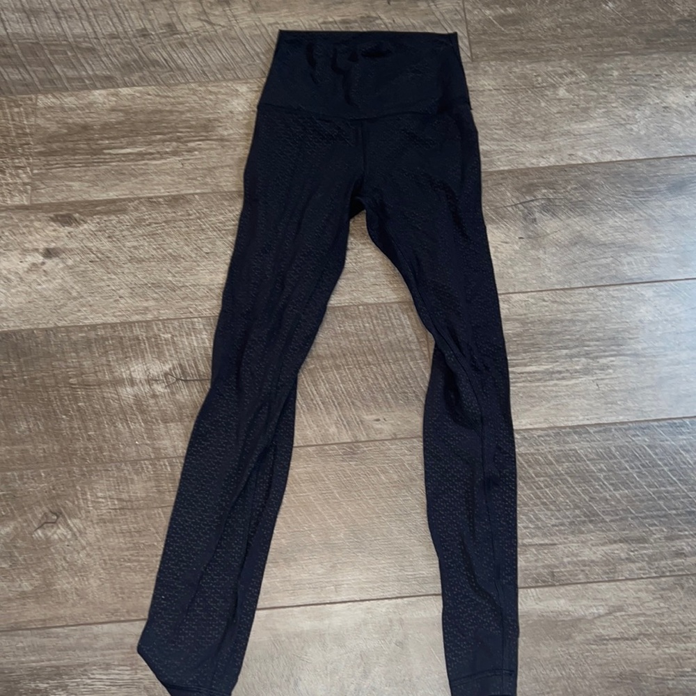 Black lululemon align leggings size 2